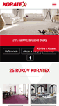 Mobile Screenshot of koratex.sk